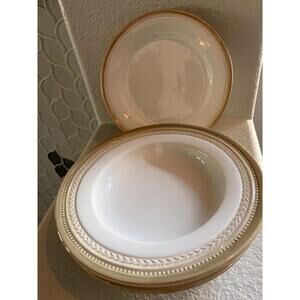 Set of 3 WILLIAMS-SONOMA WSO61- 2 10" Large Rim Soup Bowls, 1 salad plate